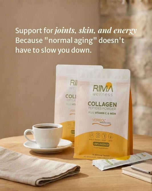 RIMA Wellness Collagen Peptides with Vitamin C & MSM (Buy 1 Take 1 Bundle)