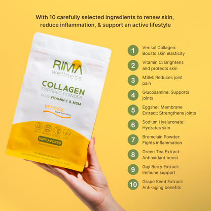 30 Sachets - Rima Wellness Collagen Peptides Powder