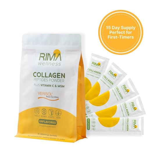 15 Sachets - Rima Wellness Collagen Peptides Powder (Good for 15 days)